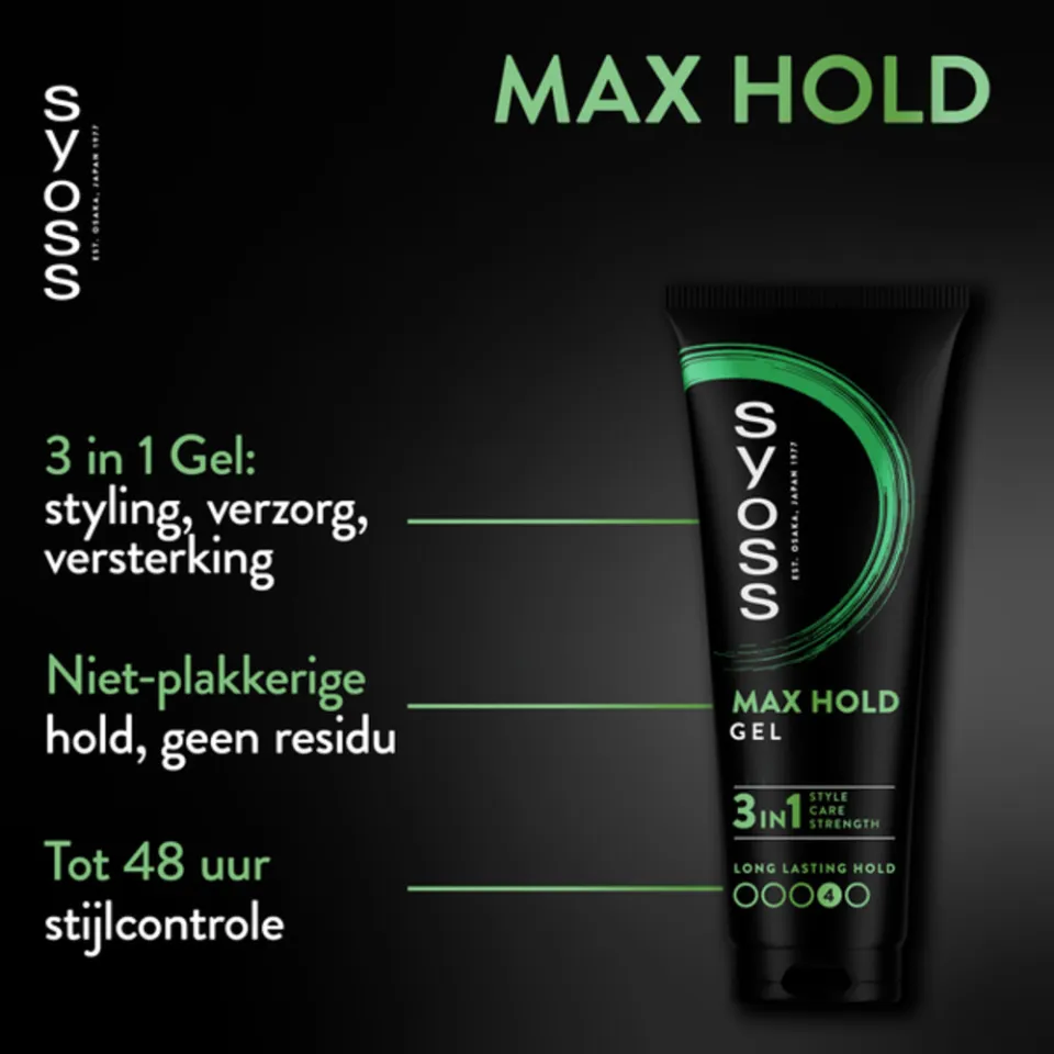 Syoss Max Hold haargel, foto 3