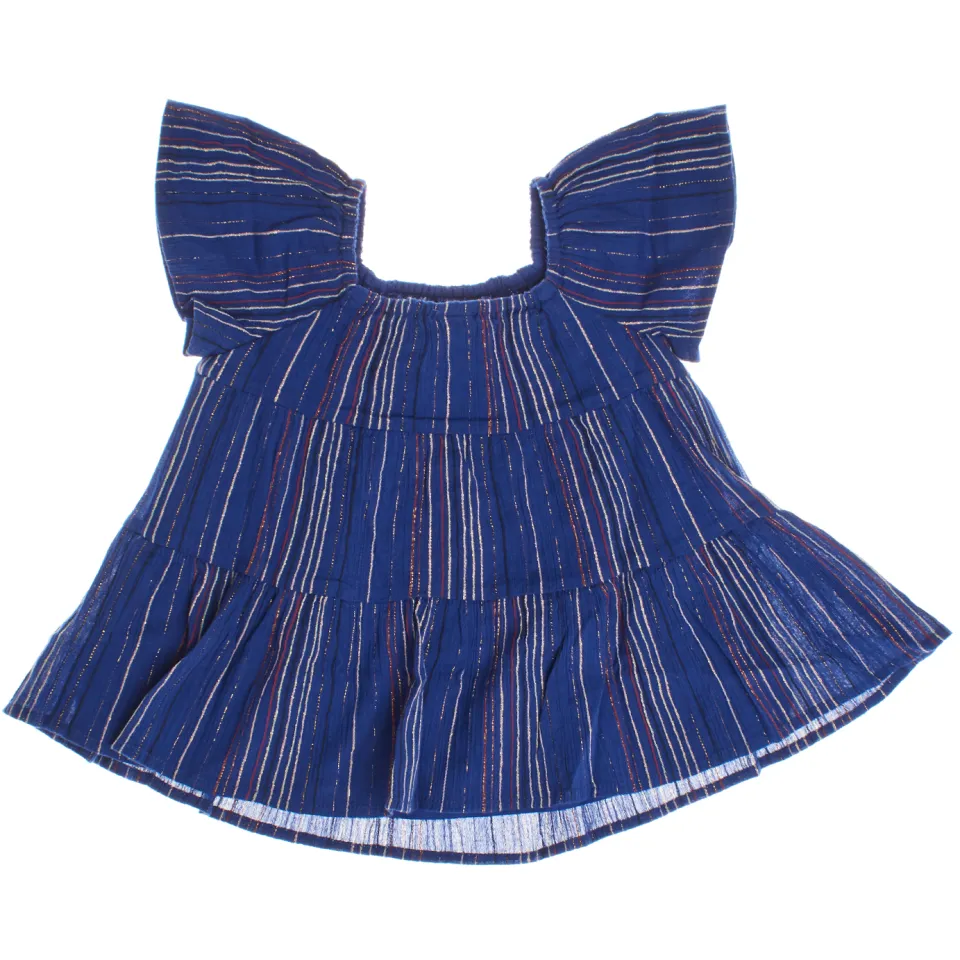 Gap gestreepte jurk blauw, foto 2