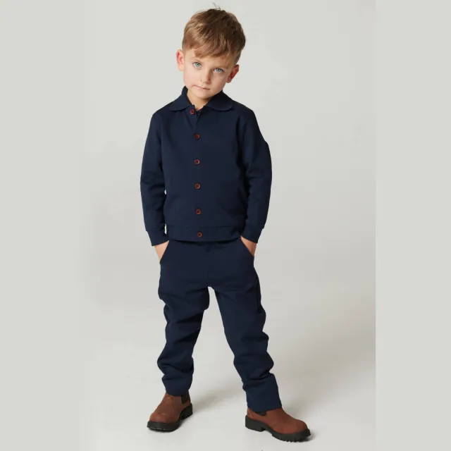 Copenhagen Colors regular fit chino donkerblauw