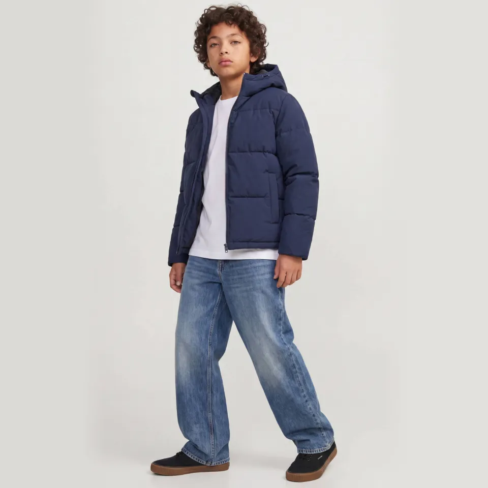 Jack & Jones Galaxy puffer winterjas blauw, foto 5