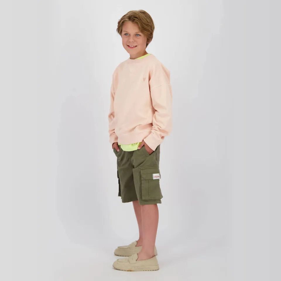 Vingino regular waist cargoshort armygroen, foto 5
