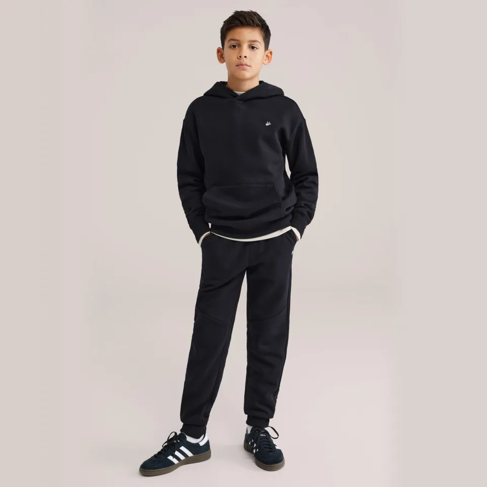WE Fashion regular joggingbroek zwart