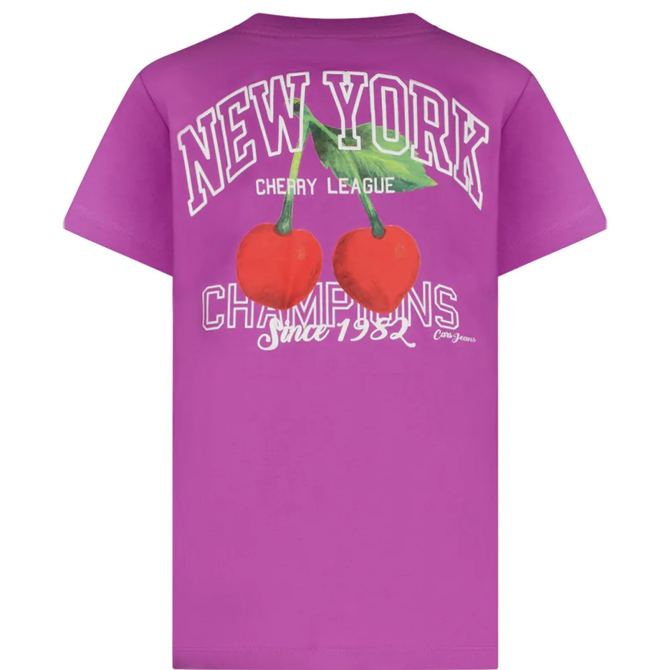 Cars T-shirt met backprint paars, foto 4
