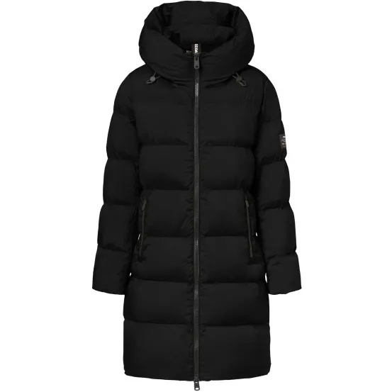 Ecoalf Manlie lange jas zwart, foto 2