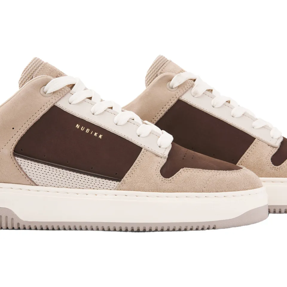 Nubikk Heren Sneakers Basket Courtside - Bruin, foto 5