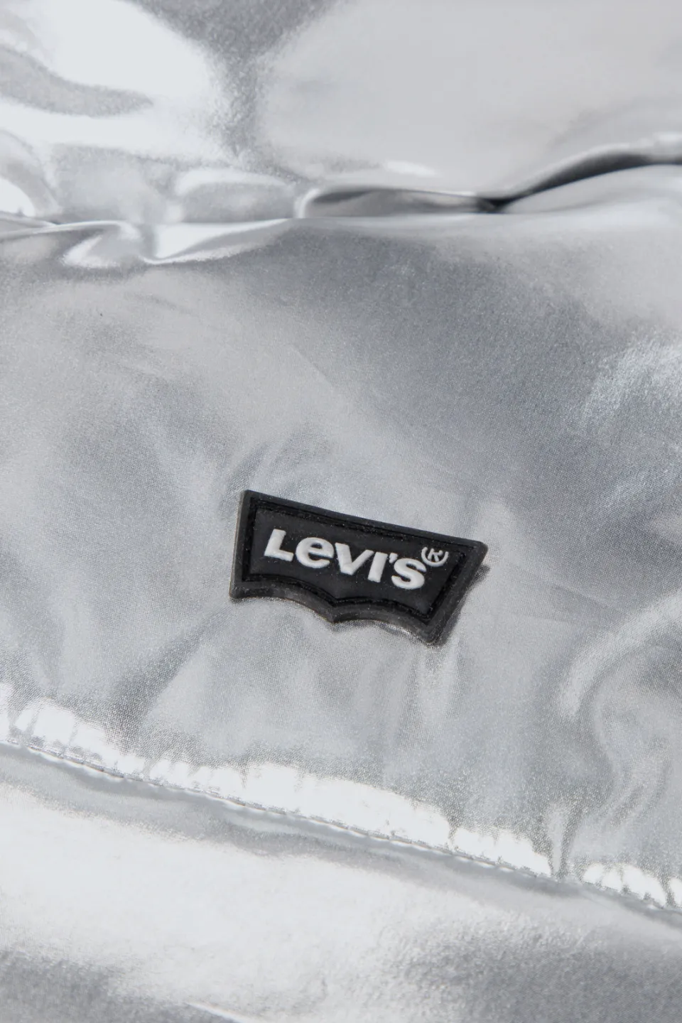 Levi's gewatteerde winterjas zilver, foto 3