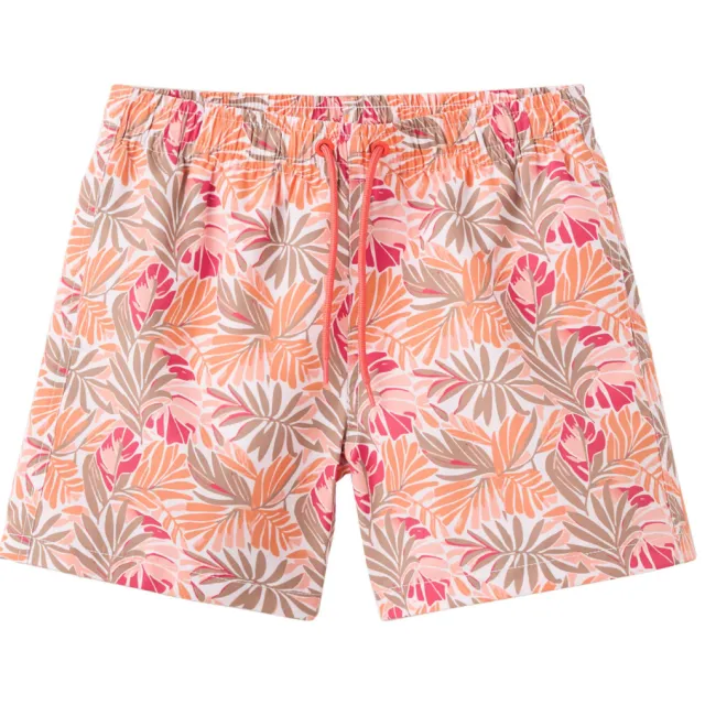 Mango Kids zwemshort oranje/roze/grijs