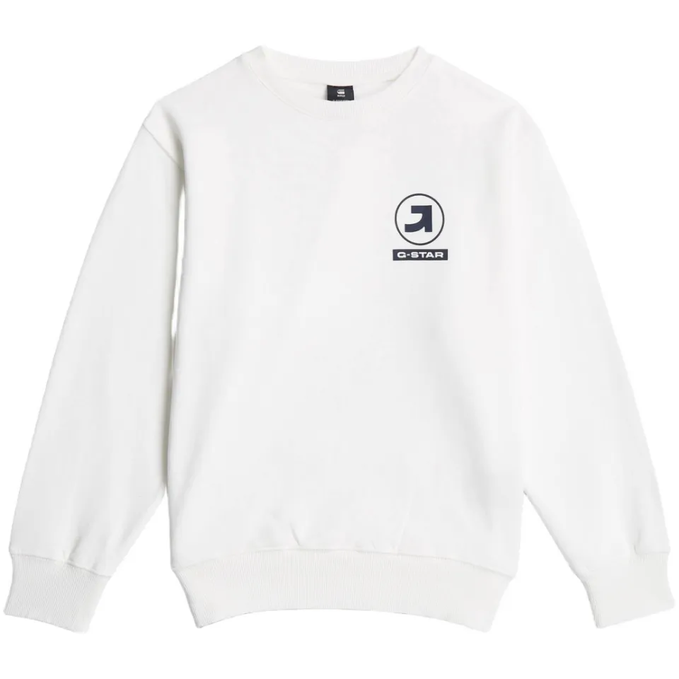 G-Star sweater met backprint - wit, foto 2