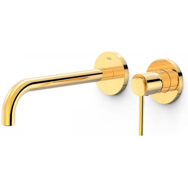 Tres Study Exclusive wastafelmengkraan inbouw goud