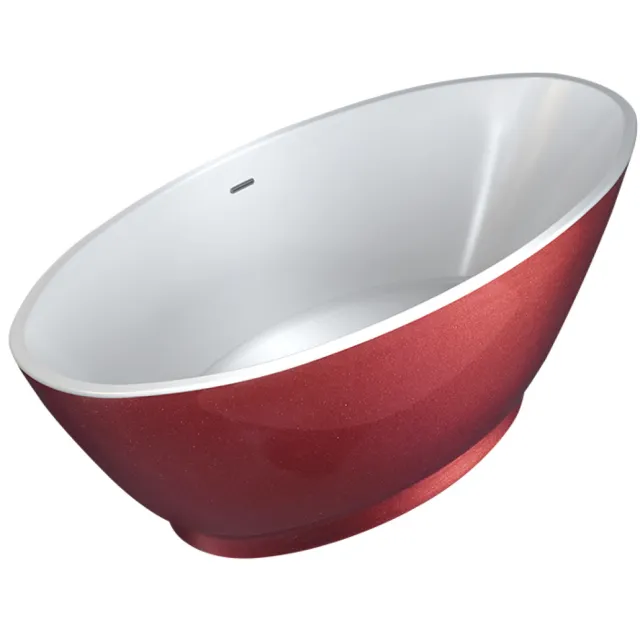 Best Design Redpool vrijstaand bad rood