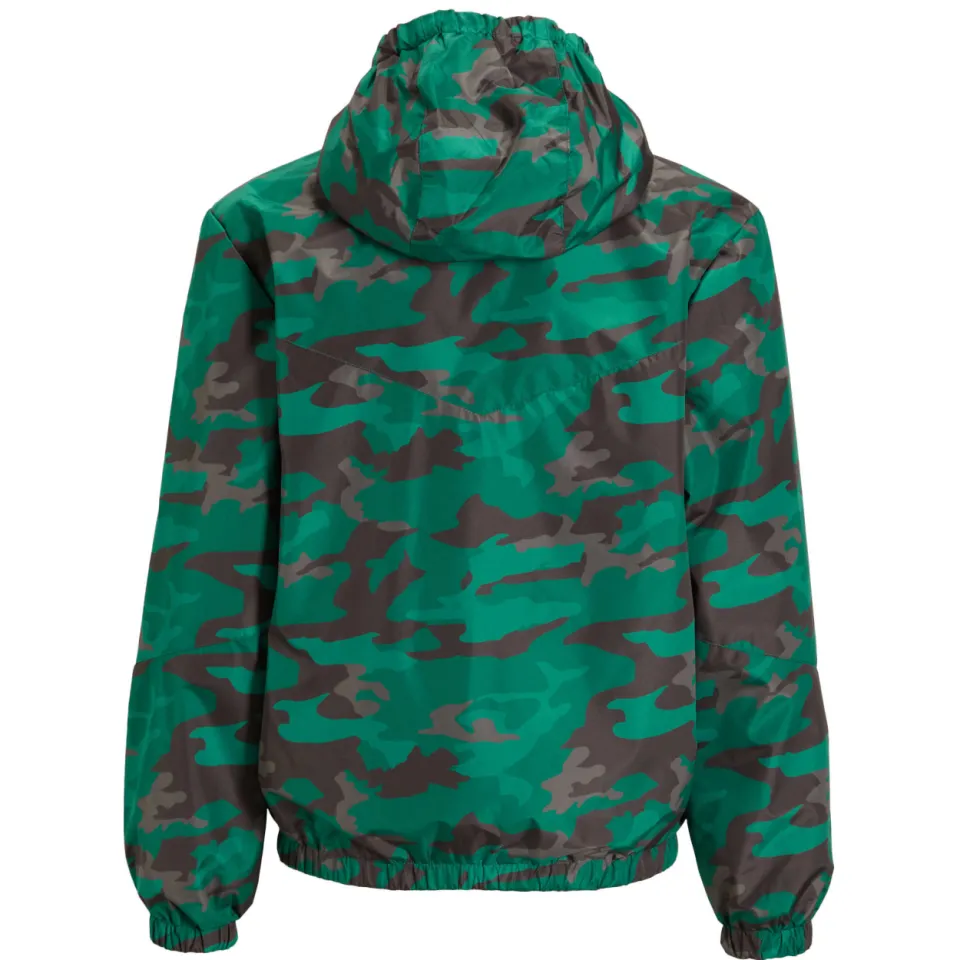 Orange Stars reversible jacket camo jas oranje groen, foto 4