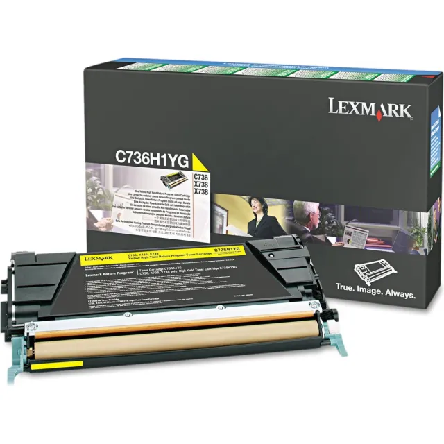 Lexmark Toner Yellow High Capacity 4-kleuren