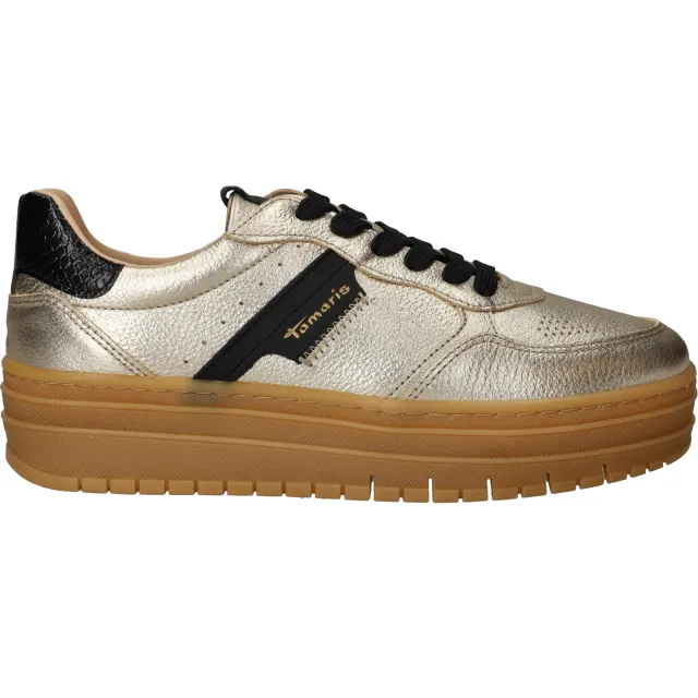 Tamaris sneakers goudkleurig