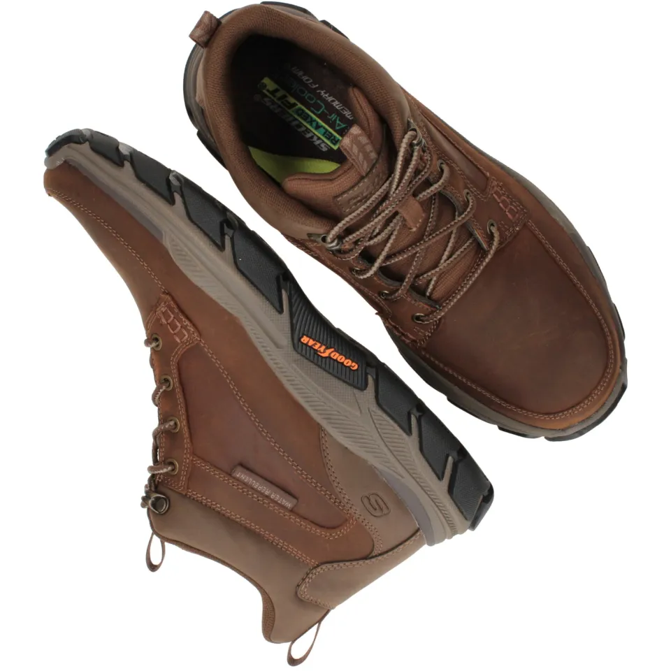 Skechers Respected Boswell wandelboots bruin, foto 5