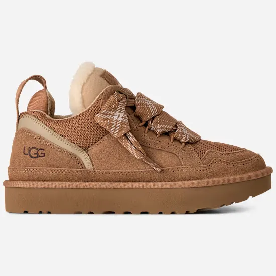 Ugg Lowmel sneakers chestnut bruin, foto 3