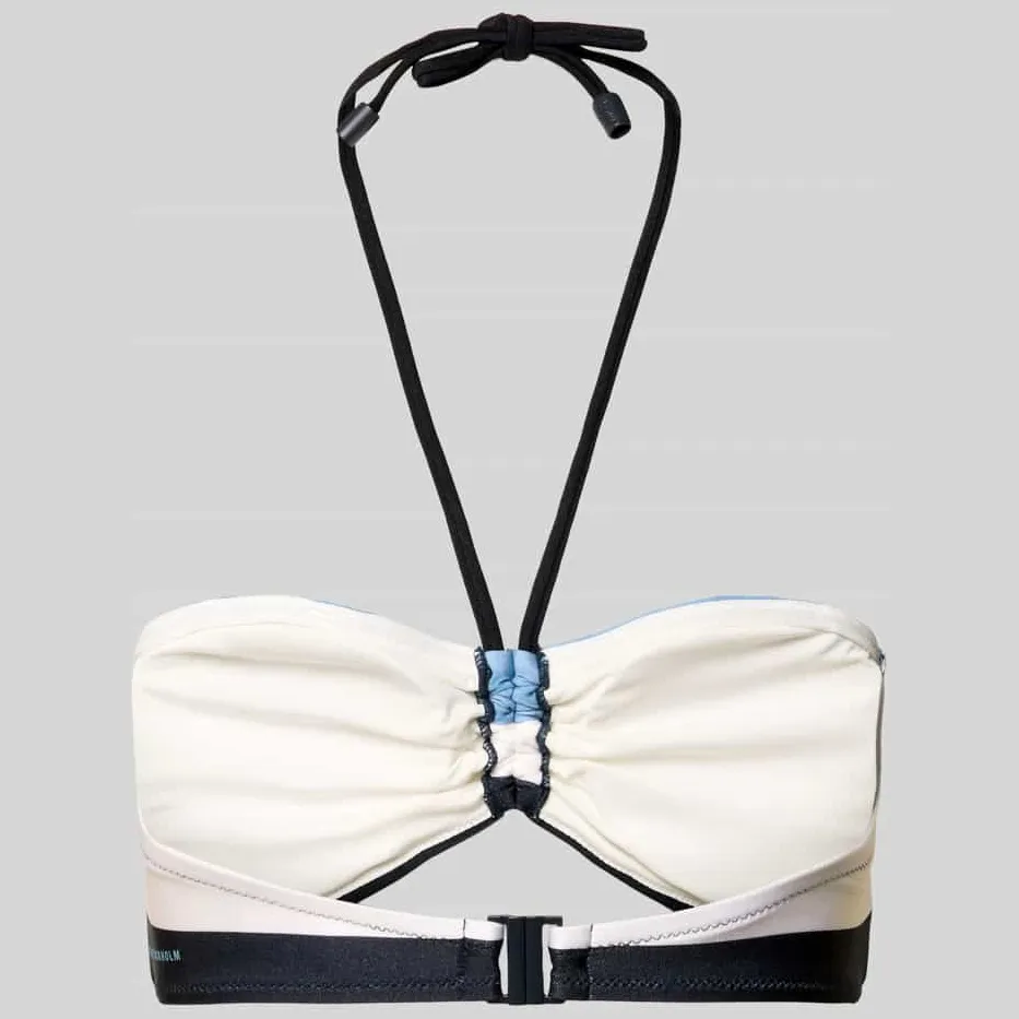 Marc O'Polo Bikinitop met halter donkerblauw, foto 3