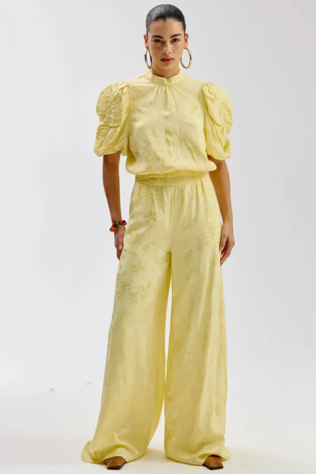 Harper & Yve Macey-SS top lichtgeel