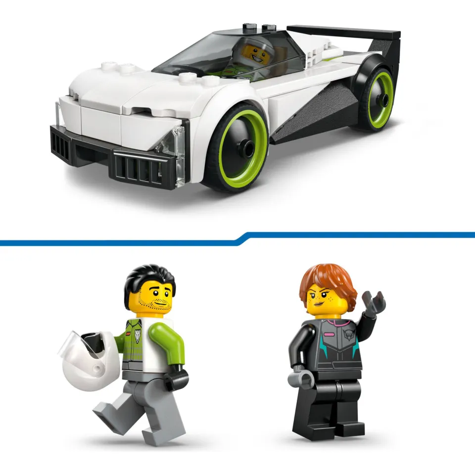 Lego City Straalvliegtuig vs. sportauto 60489, foto 2