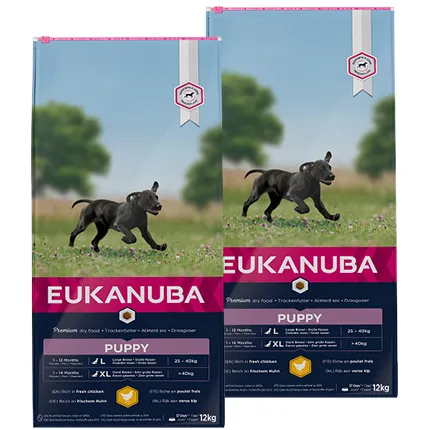 Eukanuba Life Care Dog Puppy Large kip hondenvoer