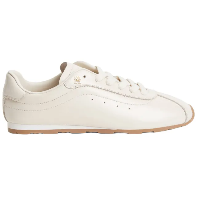 Tommy Hilfiger leren sneakers - ecru