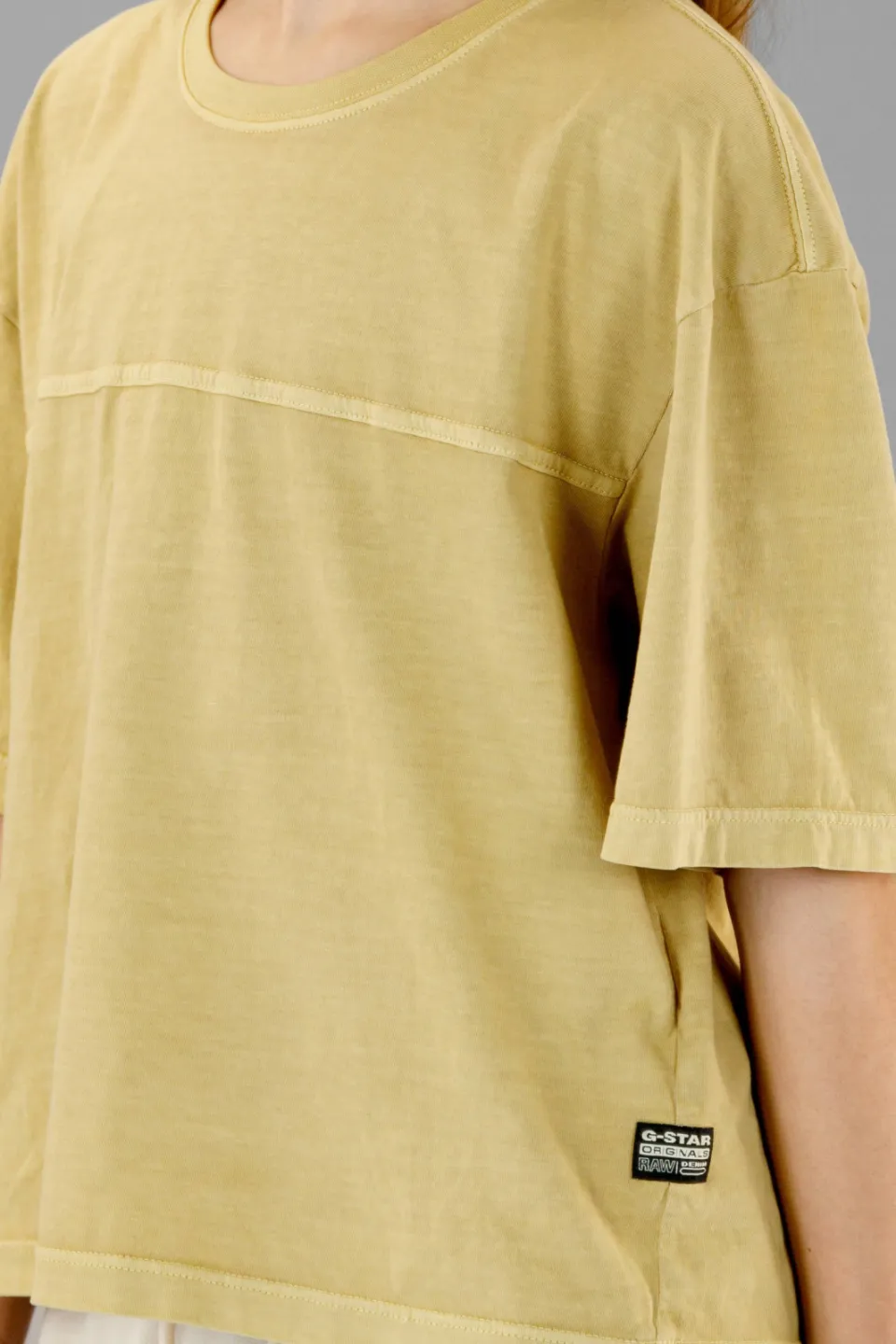 G-Star T-shirt geel, foto 7
