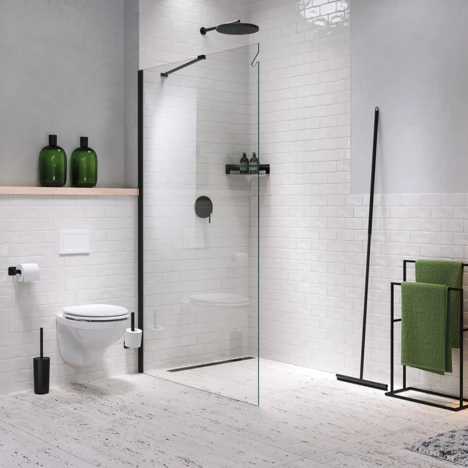 Tiger Urban toiletborstel met houder zwart, foto 6