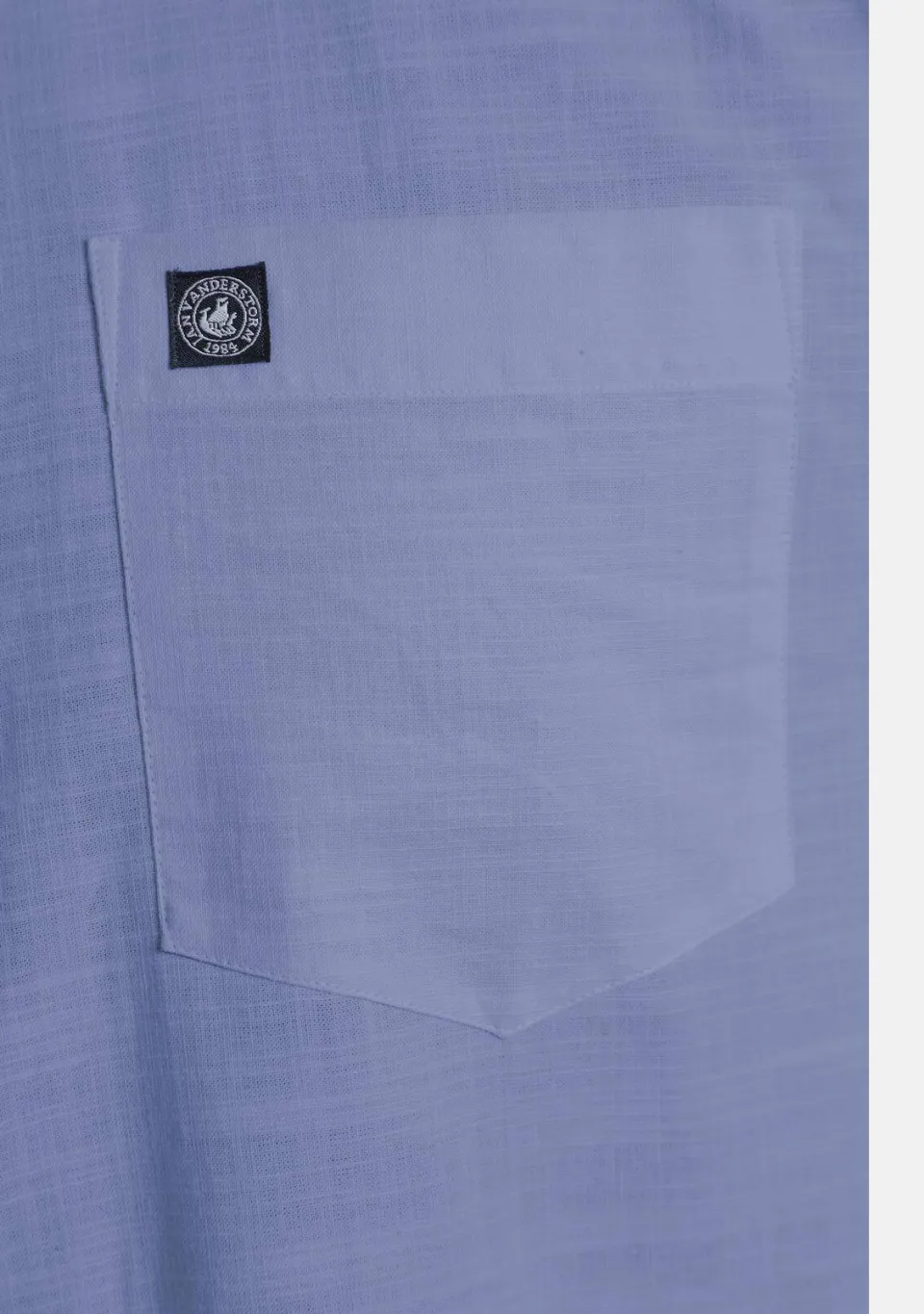 Jan Vanderstorm casual overhemd blauw, foto 6