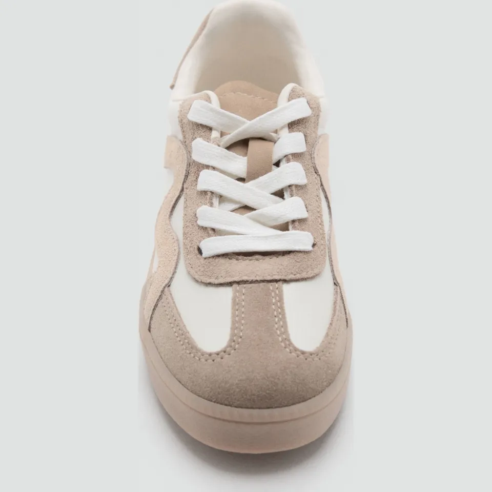 Mango Kids sneakers - beige/wit, foto 4