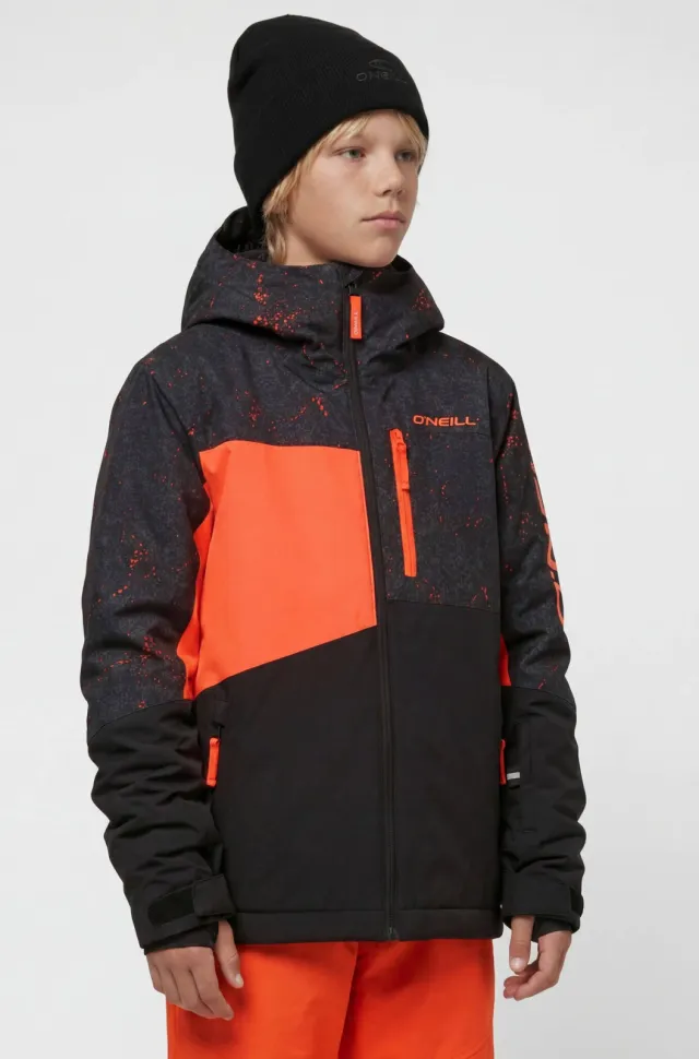 O'Neill ski-jas met print - zwart/oranje, foto 2