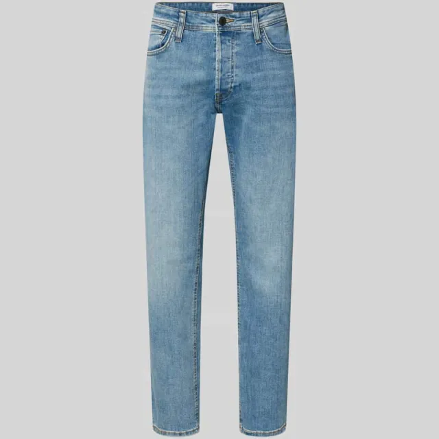 Jack & Jones JEANS INTELLIGENCE tapered jeans - blue denim, foto 2