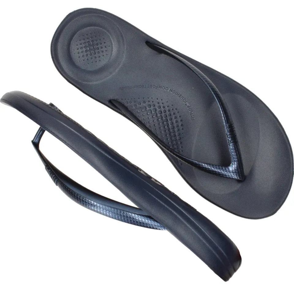 FitFlop Iqushion Ergonomic teenslippers blauw, foto 6