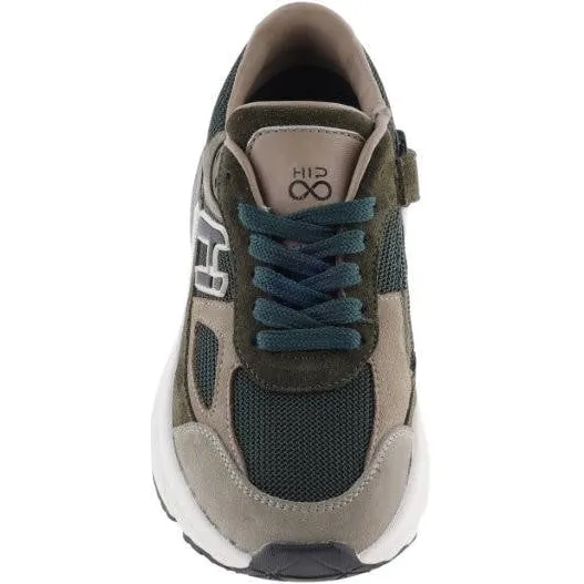 Hip Infinity sneakers donkergroen donkergroen/taupe, foto 8