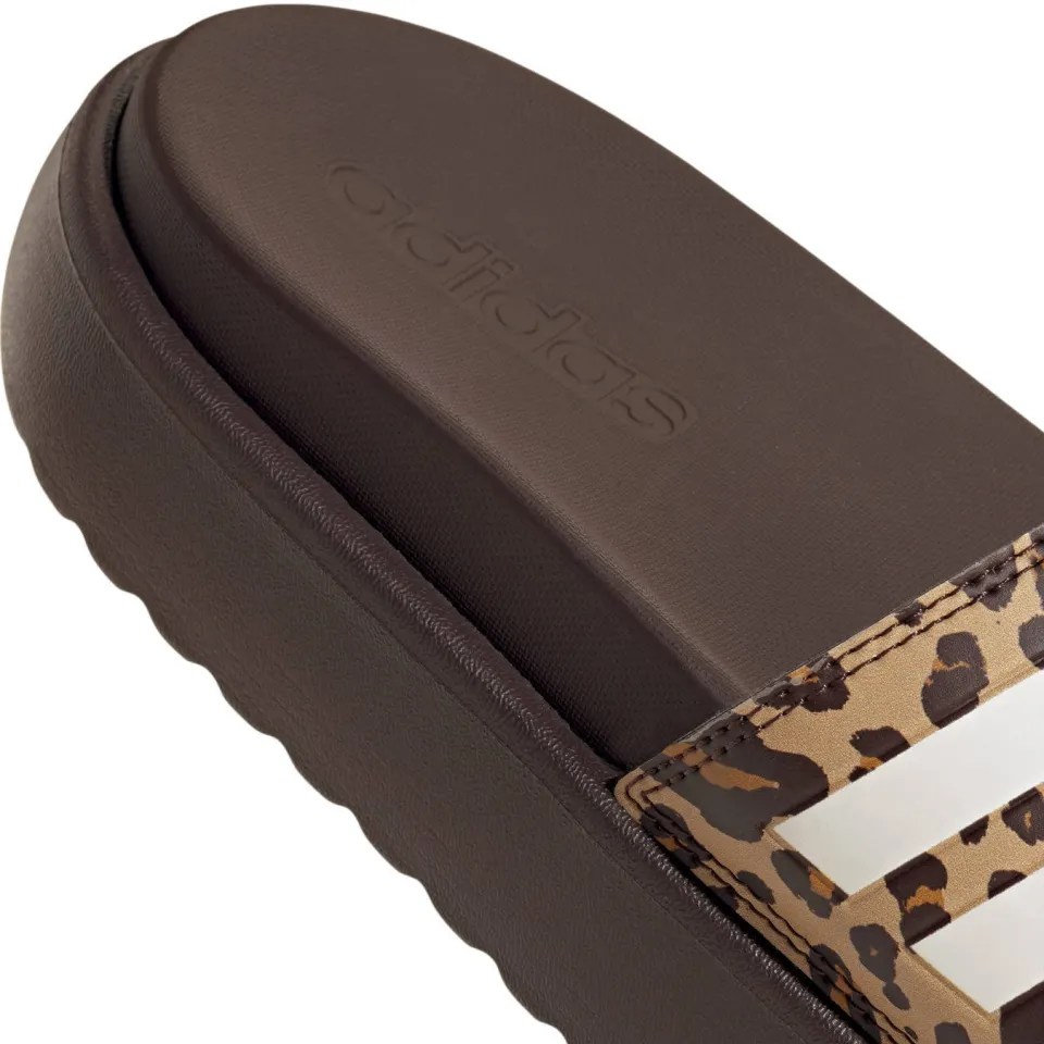 Adidas Sportswear Adilette Platform badslippers bruin/beige, foto 7