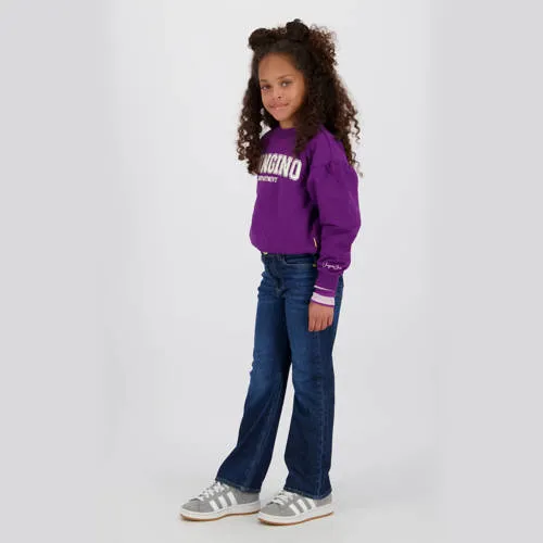 Vingino flared flared jeans dark blue denim, foto 3