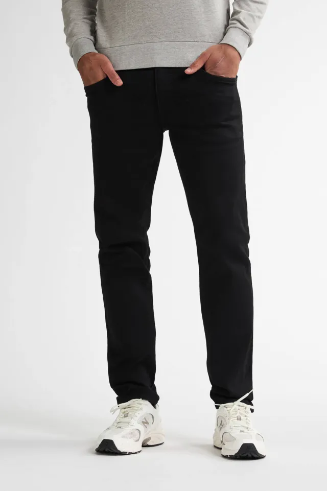 Petrol Industries slim fit jeans SEAHAM met riem zwart, foto 3