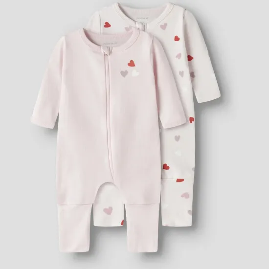 NAME IT nbfnightsuit pyjama roze set van 2, foto 4