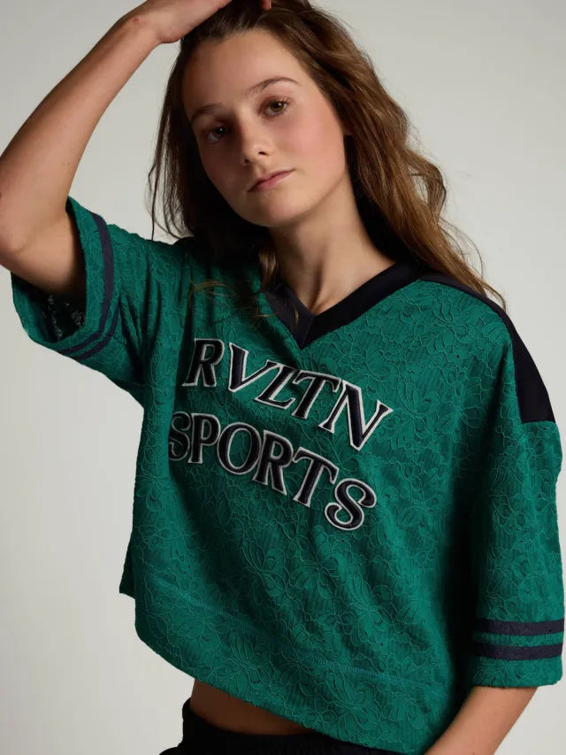 LOOXS 10sixteen kanten T-shirt groen, foto 6