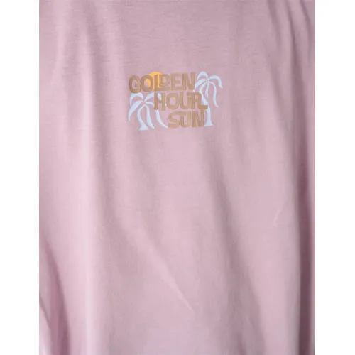 Shoeby T-shirt met backprint lila, foto 6