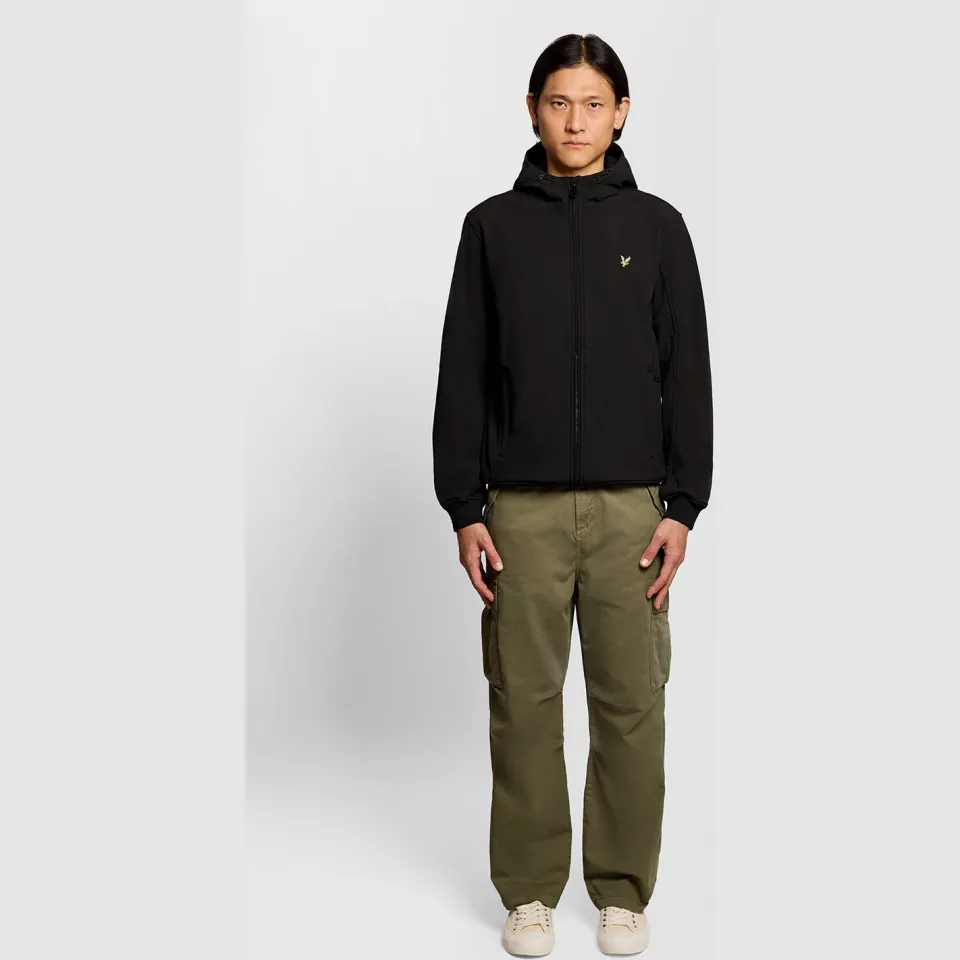 Lyle & Scott softshell jas zwart, foto 3