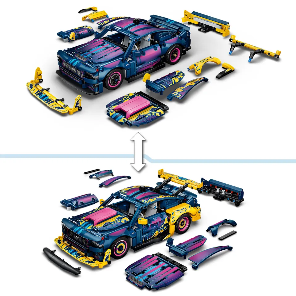 Lego Technic Aanpasbare Ford Mustang GT Auto Speelgoed 42236, foto 5