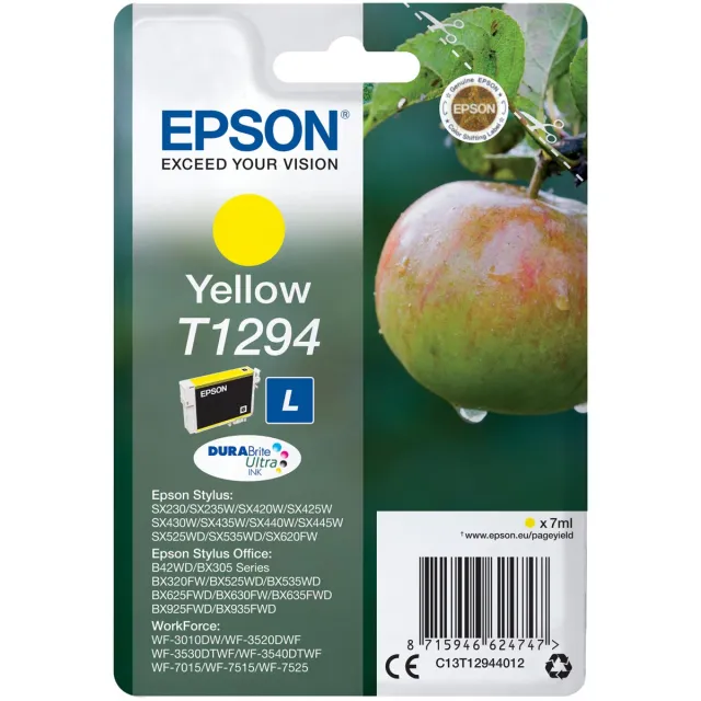 Epson T1294 HC Yellow (Appel) Geel
