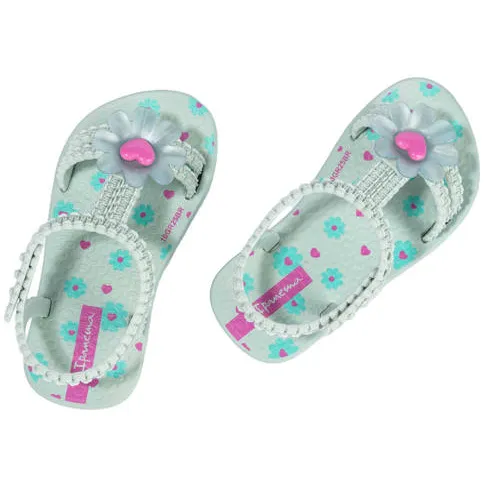Ipanema Daisy Baby gebloemde sandalen mintgroen/roze, foto 4