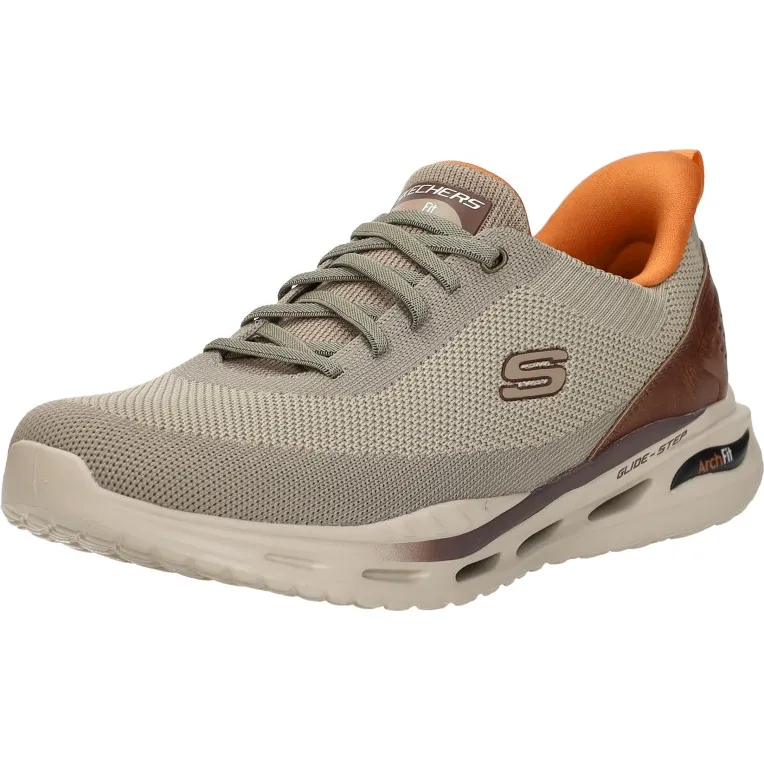 Skechers Arch Fit Orvan Kincade sneakers beige, foto 4