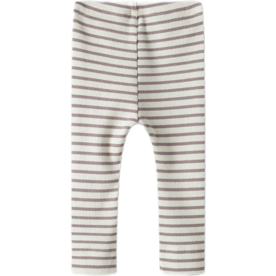 NAME IT BABY skinny babybroek lila/ecru