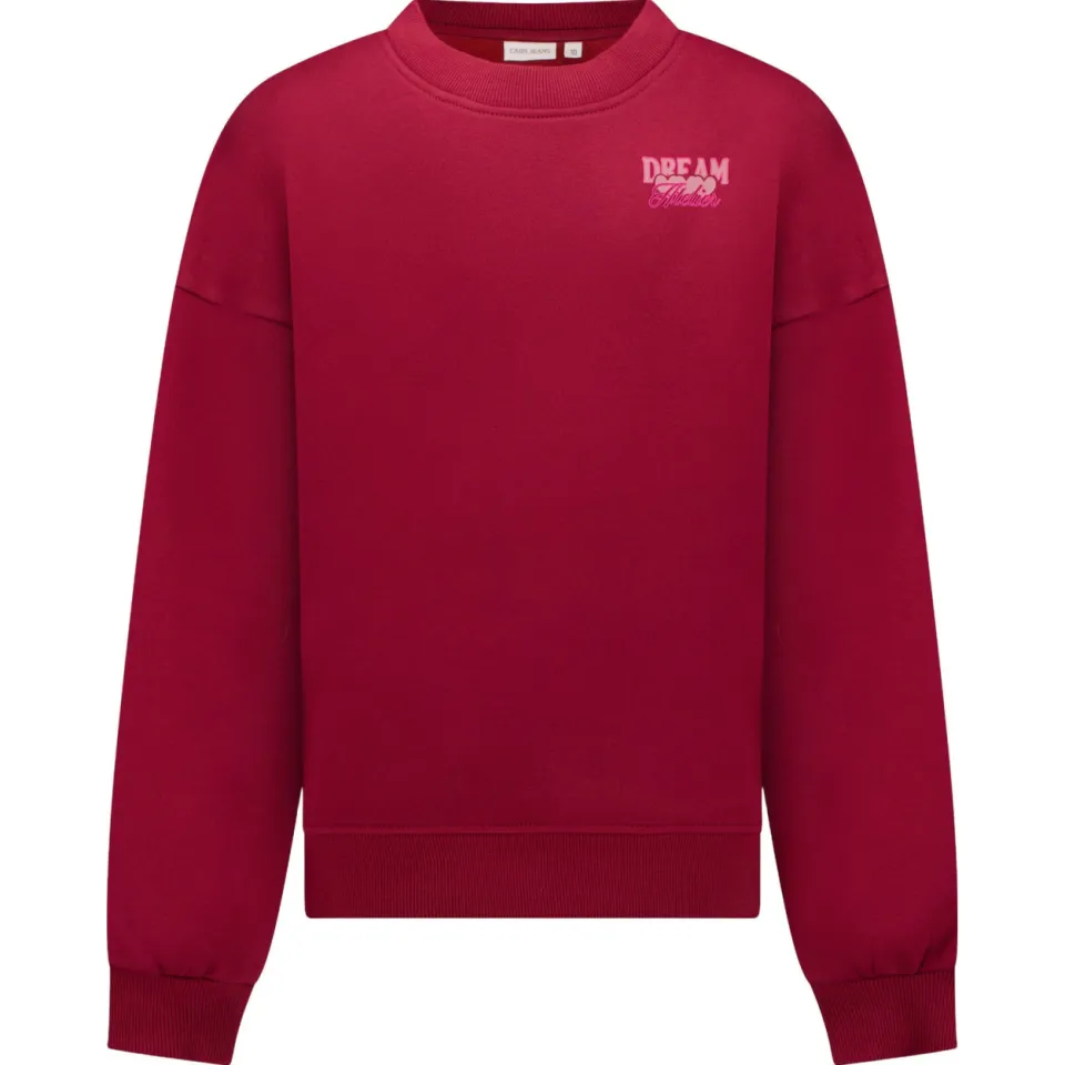 Cars sweater met backprint - donkerrood, foto 2