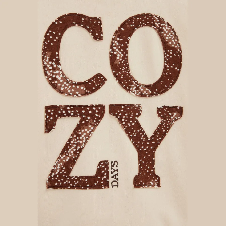 WE Fashion sweater met backprint - zand, foto 8