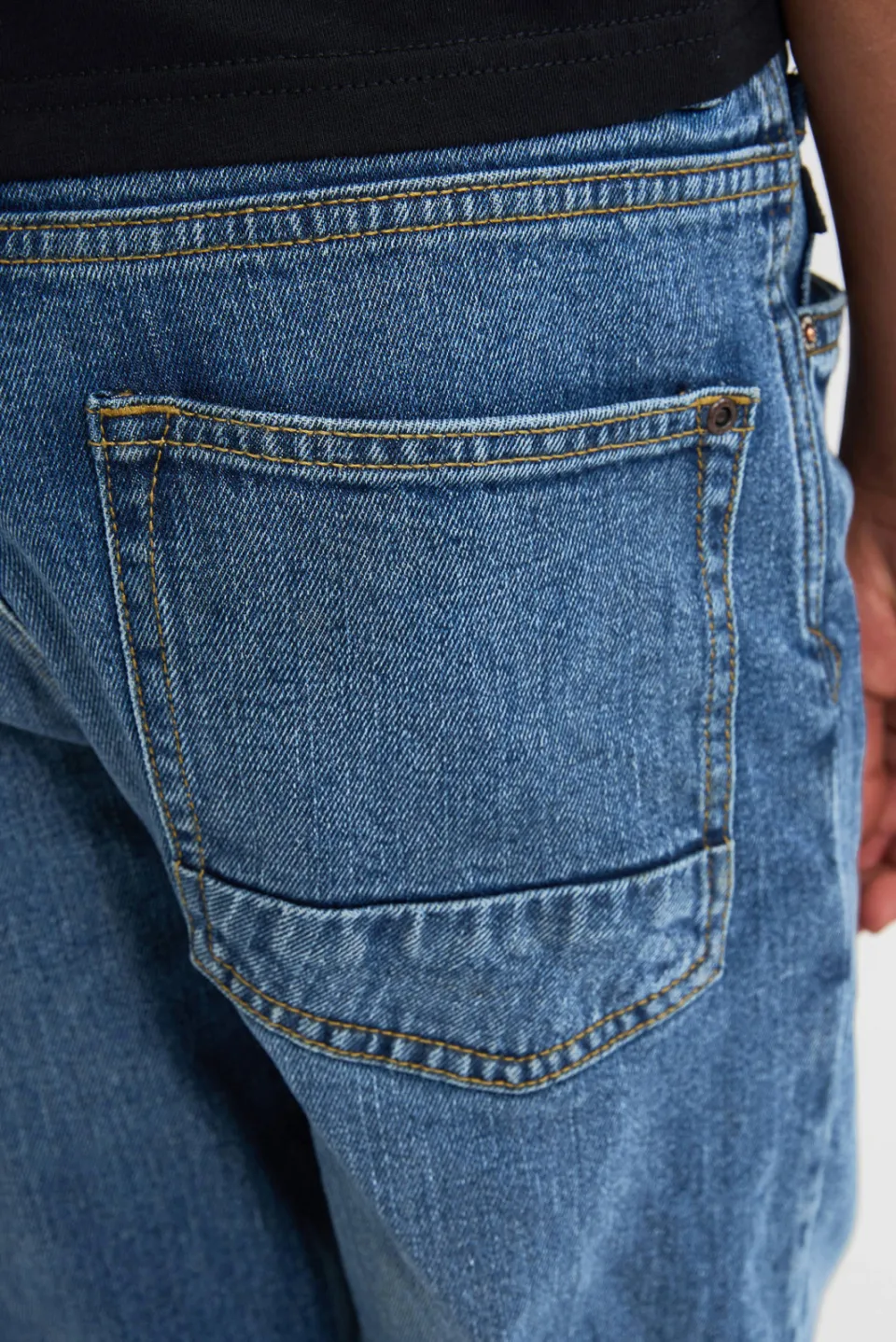 Petrol Industries loose fit jeans medium blue denim, foto 7