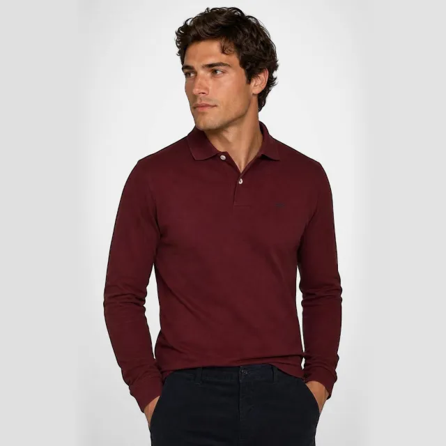 McGregor regular fit polo - donkerrood, foto 5