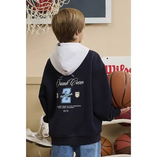 Z8 kids hoodie Ferris donkerblauw, foto 5