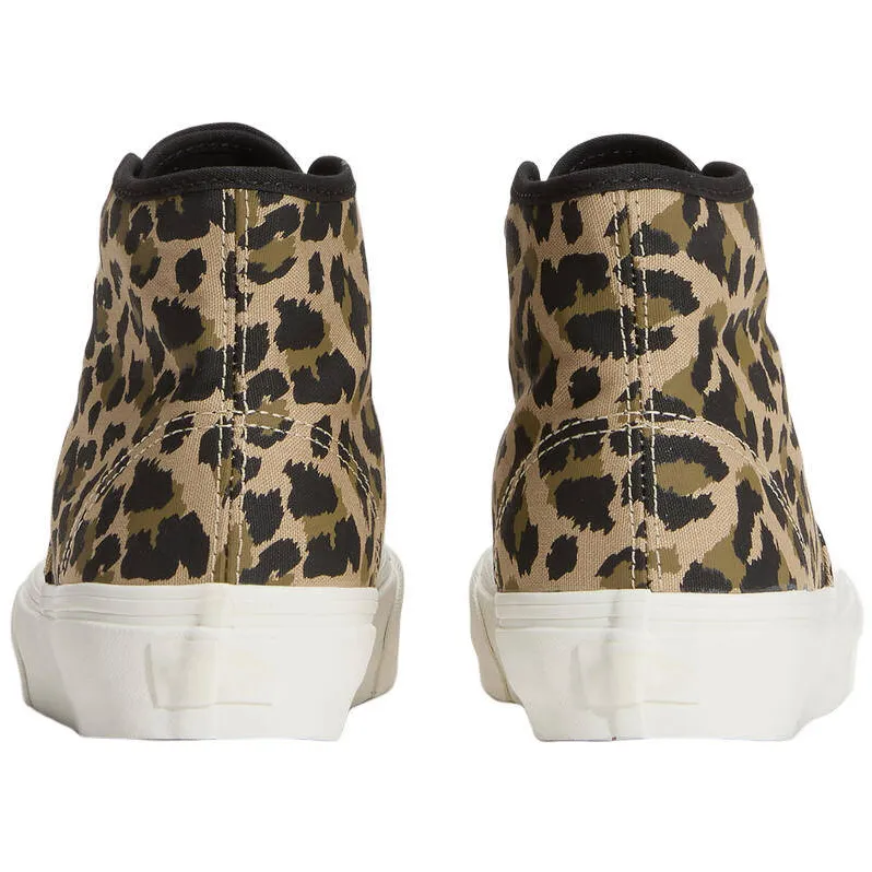 Vans Authentic sneakers met panterprint - zwart/camel, foto 4